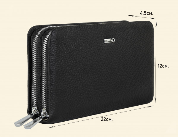 Клатч на молнии ZILLI  3710