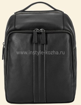 Рюкзак кожаный Gianni Conti (Италия) GC-2177 черный.