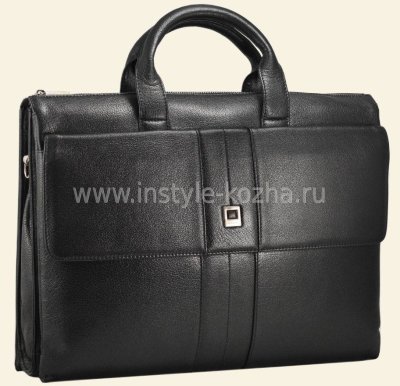 Мужская черная сумка-портфель Giorgio Armani для документов